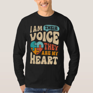 SPED Lehrer Ich bin ihre Stimme, sie sind mein Her T-Shirt