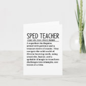 Sped-Lehrer Karte (Vorderseite)