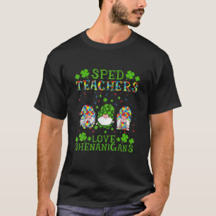 SPED Lehrer Liebe Shenanigans Autism St Patricks T-Shirt