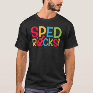 SPED Rocks Special Bildung Teacher Speducer Wo T-Shirt