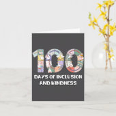 SPED Silly Autism 100 Days School Teacher Goose In Karte (Gelbe Blume)