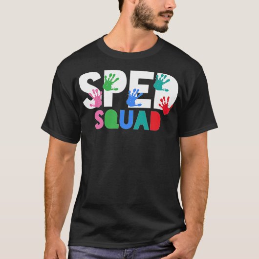 SPED Spezielle Bildung Squad anatomisch - T-Shirt (Vorderseite)