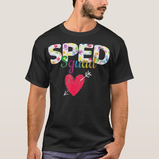 SPED-Squad mit besonderer Bildung T-Shirt (Vorderseite)