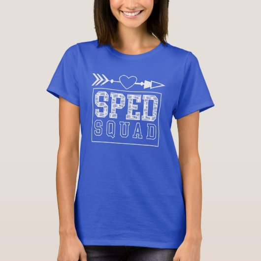 SPED Squad Special Bildung Teacher Novelty T-Shirt (Vorderseite)