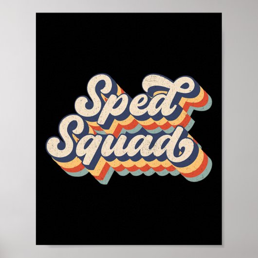 Sped Squad Special Ed Teacher zurück zur Schule 20 Poster (Vorne)