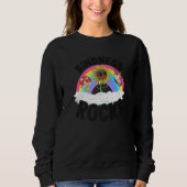 Sped Teacher Anti Bullying Hippie Rainbow Kindness Sweatshirt (Vorderseite)