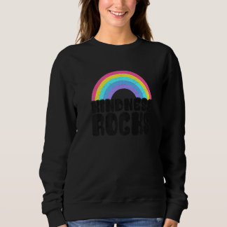 Sped Teacher Anti Bullying Hippie Rainbow Kindness Sweatshirt