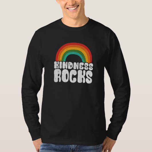 Sped Teacher Anti Bullying Hippie Rainbow Kindness T-Shirt (Vorderseite)