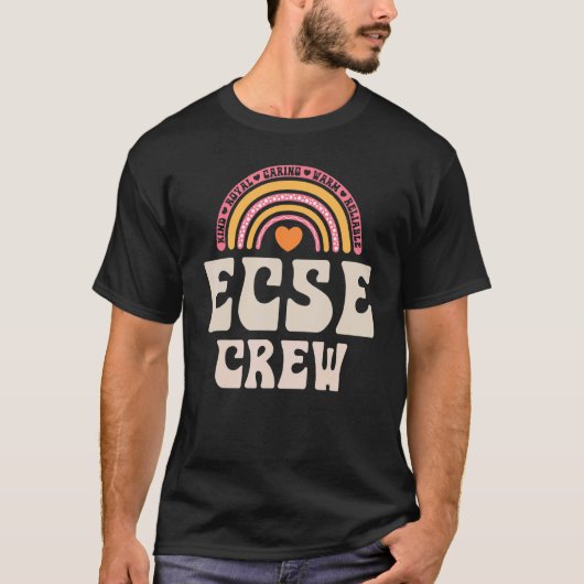 SPED Teacher ECSE Crew Early Childhood Special Edu T-Shirt (Vorderseite)
