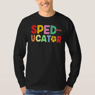 Sped Ucator Niedlich Teacher Sped Special Bildung T-Shirt