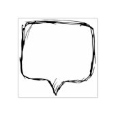 Speech Balloon Journal Gummistempel (Prägung)