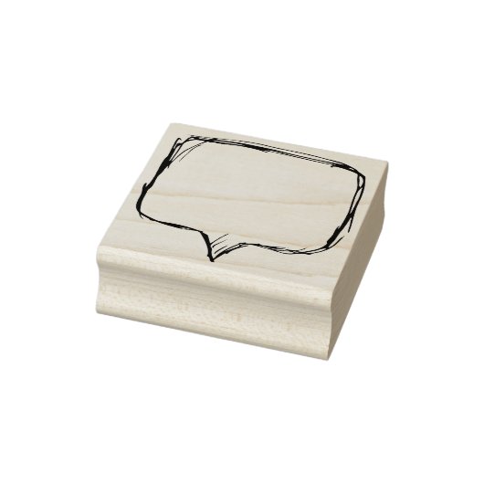 Speech Balloon Journal Gummistempel (Stempel)