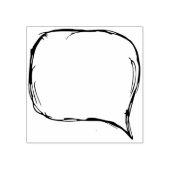 Speech Balloon Journal Gummistempel (Prägung)