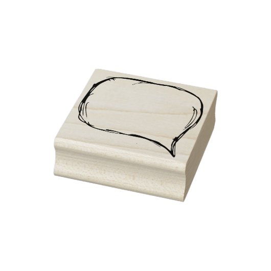 Speech Balloon Journal Gummistempel (Stempel)