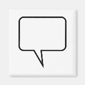 Speech Balloon Magnet (Vorne)