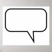 Speech Balloon Poster (Vorne)