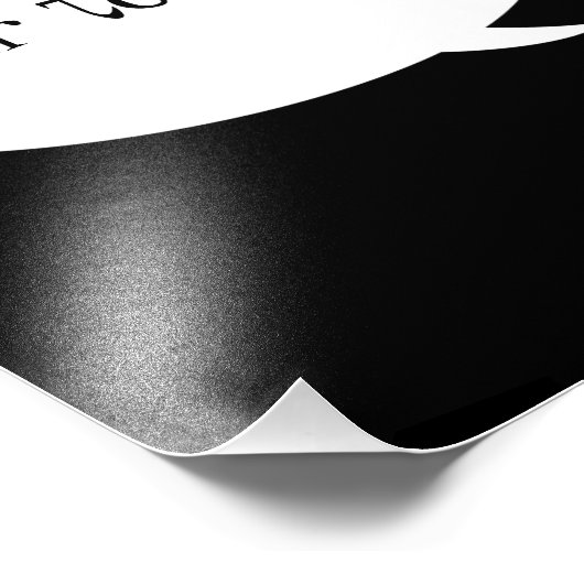 Speech Bubble - Your Custom Text Fotodruck (Ecke)