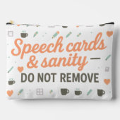 Speech Cards & Sanity | Inclusion Therapy Zubehörtasche (Vorderseite)