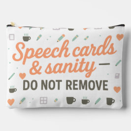 Speech Cards & Sanity | Inclusion Therapy Zubehörtasche