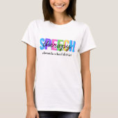 Speech etiwanda T-Shirt (Vorderseite)