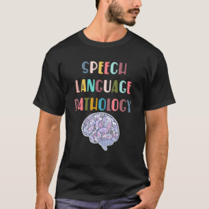 Speech Language Pathologe Vintag Slp Rede Die T-Shirt