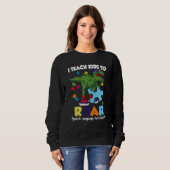 Speech Language Pathologist Dinosaur Rex Roar SLP Sweatshirt (Vorne ganz)
