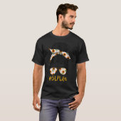 Speech Language Pathologist Messy Bun Sunflower SL T-Shirt (Vorne ganz)