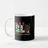 Speech Language Pathologist Reindeer Santa Hat Slp Kaffeetasse (Links)
