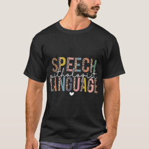Speech Language Pathologist SLP Speech Therapy Pat T-Shirt