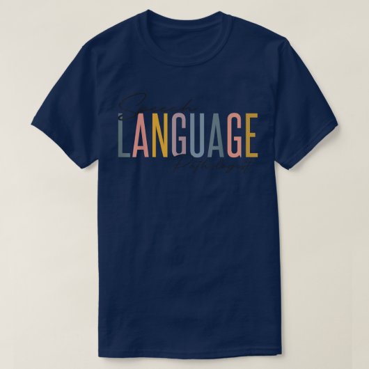Speech Language Pathologist SLP Speech Therapy Pat T-Shirt (Design vorne)