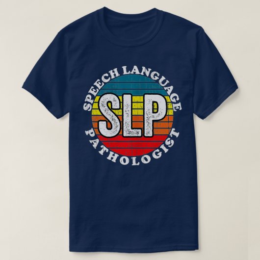 Speech Language Pathologist - SLP Therapy Retro Su T-Shirt (Design vorne)