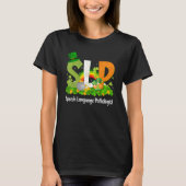 Speech Language Pathologist St Patrick's Day SLP T T-Shirt (Vorderseite)