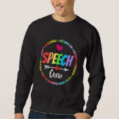 Speech Language Pathologist Therapy SLP TEAM or Sp Sweatshirt (Vorderseite)