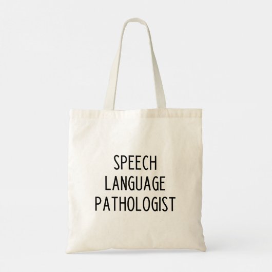 Speech Language Pathologist Tote Bag Tragetasche (Rückseite)