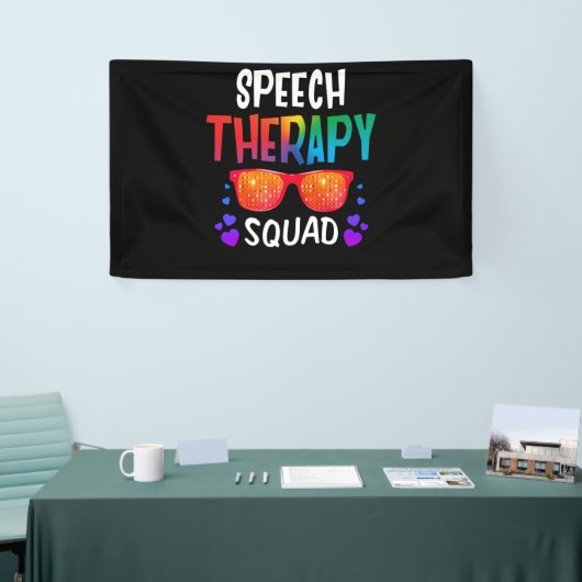 Speech Pathologist Pathology Speech Therapy Squad Banner (Messeveranstaltung)