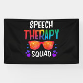 Speech Pathologist Pathology Speech Therapy Squad Banner (Horizontal)