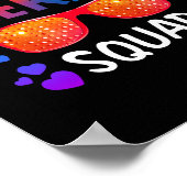 Speech Pathologist Pathology Speech Therapy Squad Poster (Ecke)