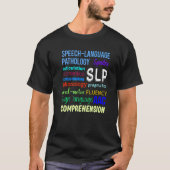 Speech Pathology Therapy Language Autism Awareness T-Shirt (Vorderseite)