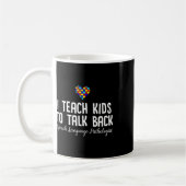 Speech Pathology Therapy Talk Autismus Awareness M Kaffeetasse (Links)