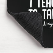 Speech Pathology Therapy Talk Autismus Awareness M Mousepad (Ecke)