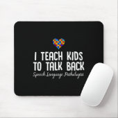 Speech Pathology Therapy Talk Autismus Awareness M Mousepad (Mit Mouse)