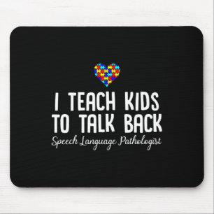 Speech Pathology Therapy Talk Autismus Awareness M Mousepad