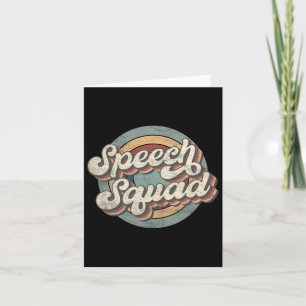 Speech Squad Speech Therapy Crew Hallo Byck to Sch Karte