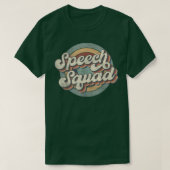 Speech Squad Speech Therapy Crew Hello Back To Sch T-Shirt (Design vorne)