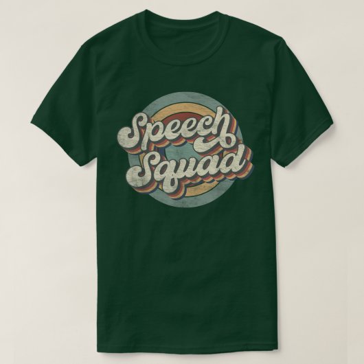 Speech Squad Speech Therapy Crew Hello Back To Sch T-Shirt (Design vorne)