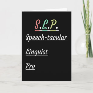 Speech-Tacular Linguist Pro   SLP-Geschenk Karte