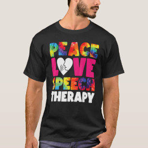 Speech Therapist Assistant SLP Gefärbte Krawatte P T-Shirt