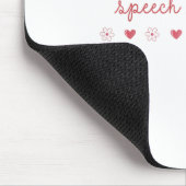 Speech Therapist Valentinstag Daisy Slp Therapie Mousepad (Ecke)