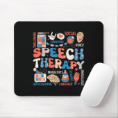 Speech Therapy 4. Juli Slp Slpa Speech Pathology Mousepad (Mit Mouse)