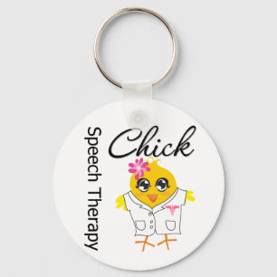 Speech Therapy Chick Schlüsselanhänger